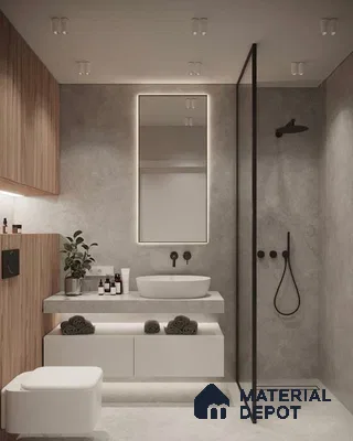A bathroom with a large tub in the middle of the room and two sinks and two sinks on the wall next to a bathtub in front of a bathtub next to a window in a room filled with